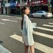 【MISTO SHOP】正韓 字母甜美短版上衣｜蕾絲滾邊