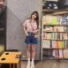 【MISTO SHOP】高腰車線不修邊單寧短褲 ｜S M L XL XXL各身形尺寸齊全