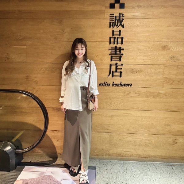 【MISTO SHOP】正韓 舒柔開岔長裙 ｜ 和熱銷舒柔長褲同樣材質 S M L XL