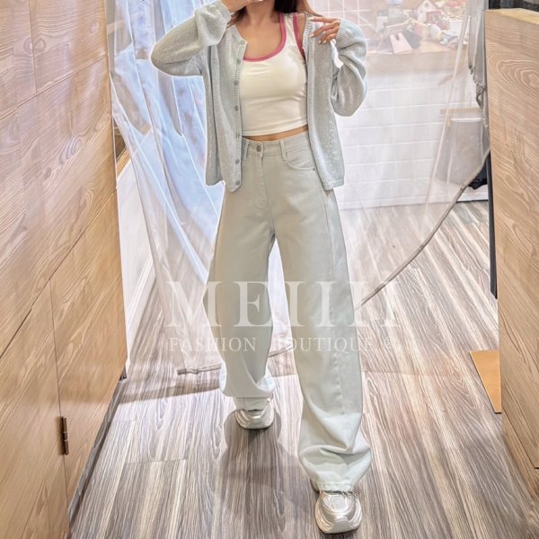 熱賣款｜誰穿誰好看｜神褲 SML ｜灰 杏 兩色